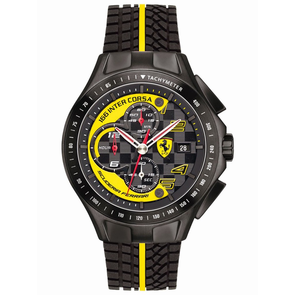 Jam tangan FERRARI SCUDERIA 0830078 RACE DAY CHRONOGRAPH Original