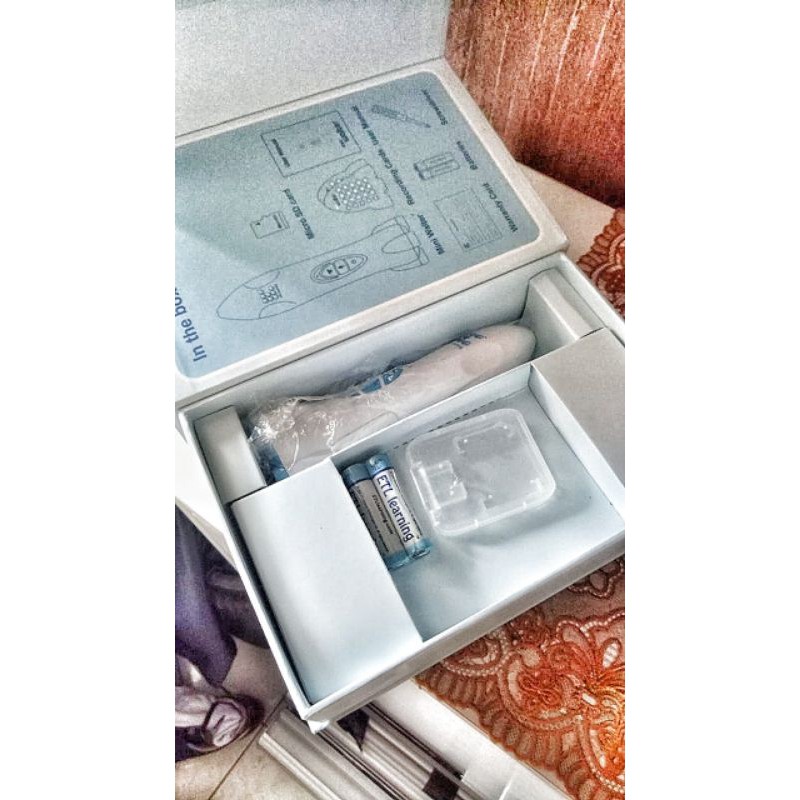 walter Biru putih / wwp preloved/seken