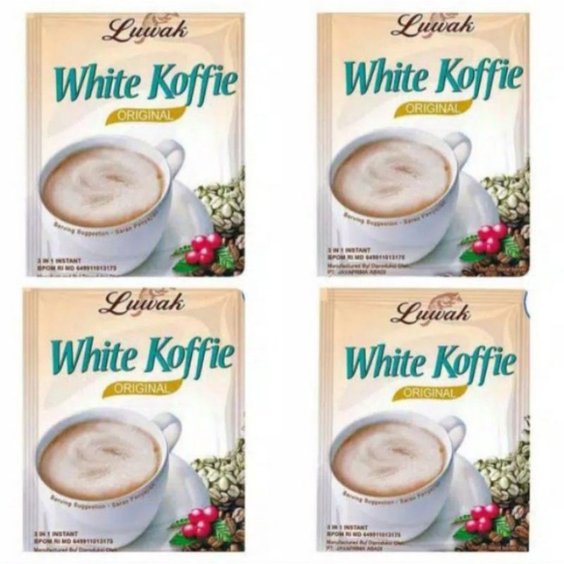 

kopi luwak white isi 10 pcs 1 renceng