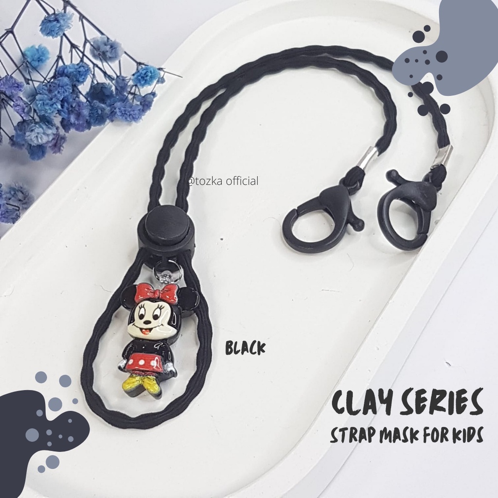 Clay ring series I Tali masker konektor masker anak anak i Lanyard