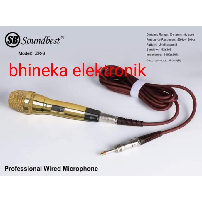 mic kabel soundbest ZR-8 mic soundbest zr8