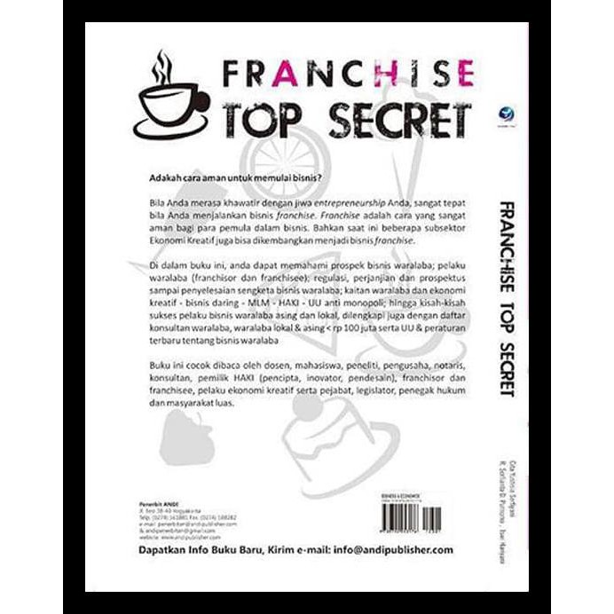 Kualitas Nomer Satu Franchise Top Secret Ramuan Sukses Bisnis Waralaba Sepanjang Masa Kode126 Shopee Indonesia