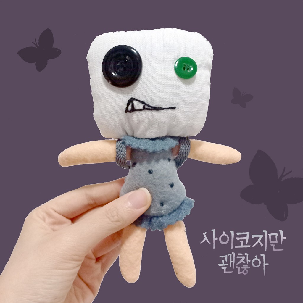 Boneka MangTae READY STOK its okay not to be okay handmade doll mang tae / gangtae