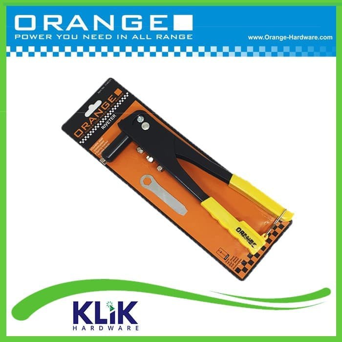 Orange Tang Rivet Aluminium Ripet - Hand Riveter