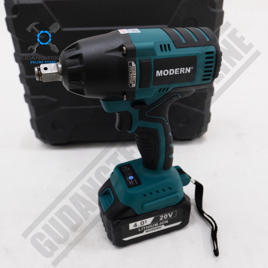 Cordless Impact Wrench Modern M-65 20V / Mesin Pembuka Baut Baterai Modern M65