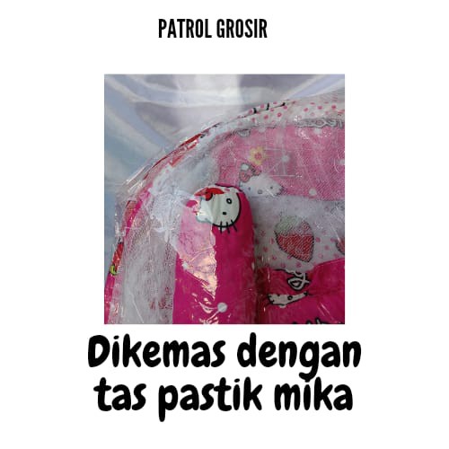 KASUR LIPAT KELAMBU KARAKTER HELLO KITTY SET BANTAL GULING TERMURAH