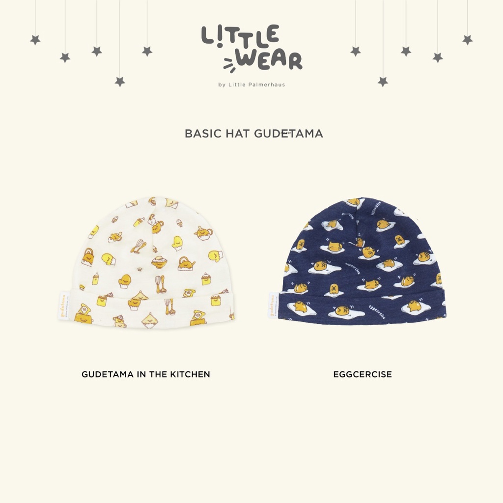 LITTLE PALMERHAUS SANRIO GUDETAMA BASIC HAT SPESIAL GUDETAMA TOPI LITTLE PALMERHAUS FASHION TOPI ANAK