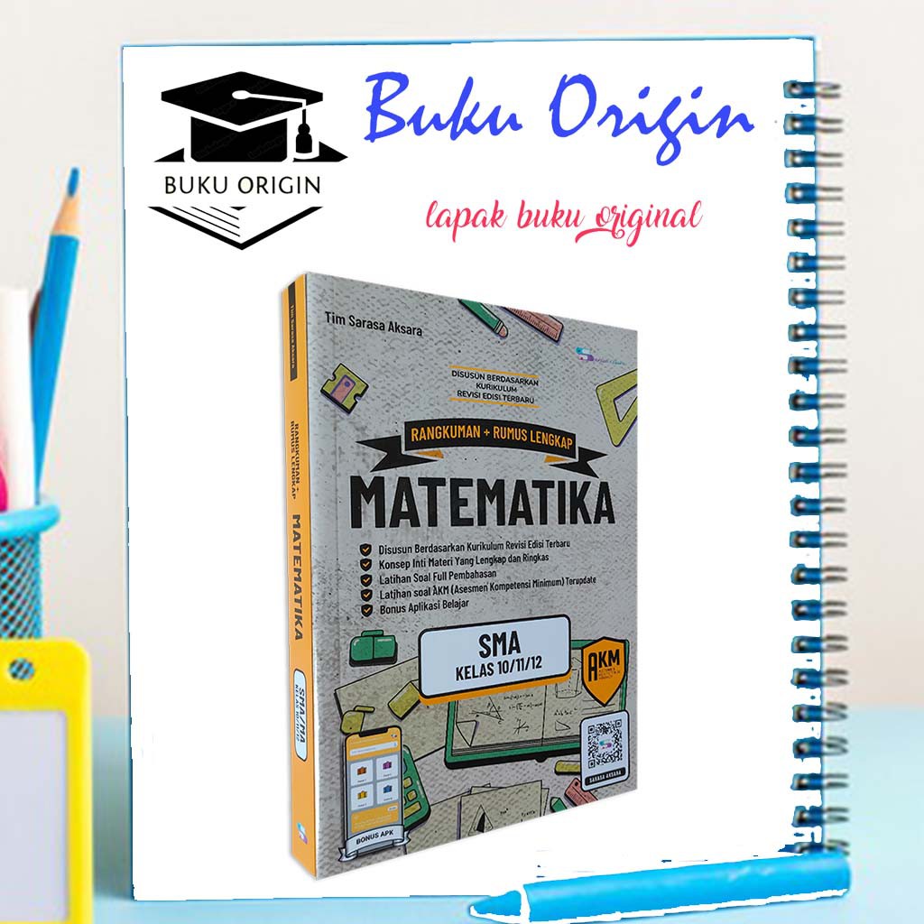 BUKU RUMUS MATEMATIKA SMA - RANGKUMAN + RUMUS LENGKAP MATEMATIKA SMA KELAS 10 11 12 - BUKU MATEMATIK