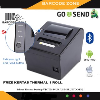 PRINTER KASIR/PPOB THERMAL 80MM VSC TM-80UB SUPPORT