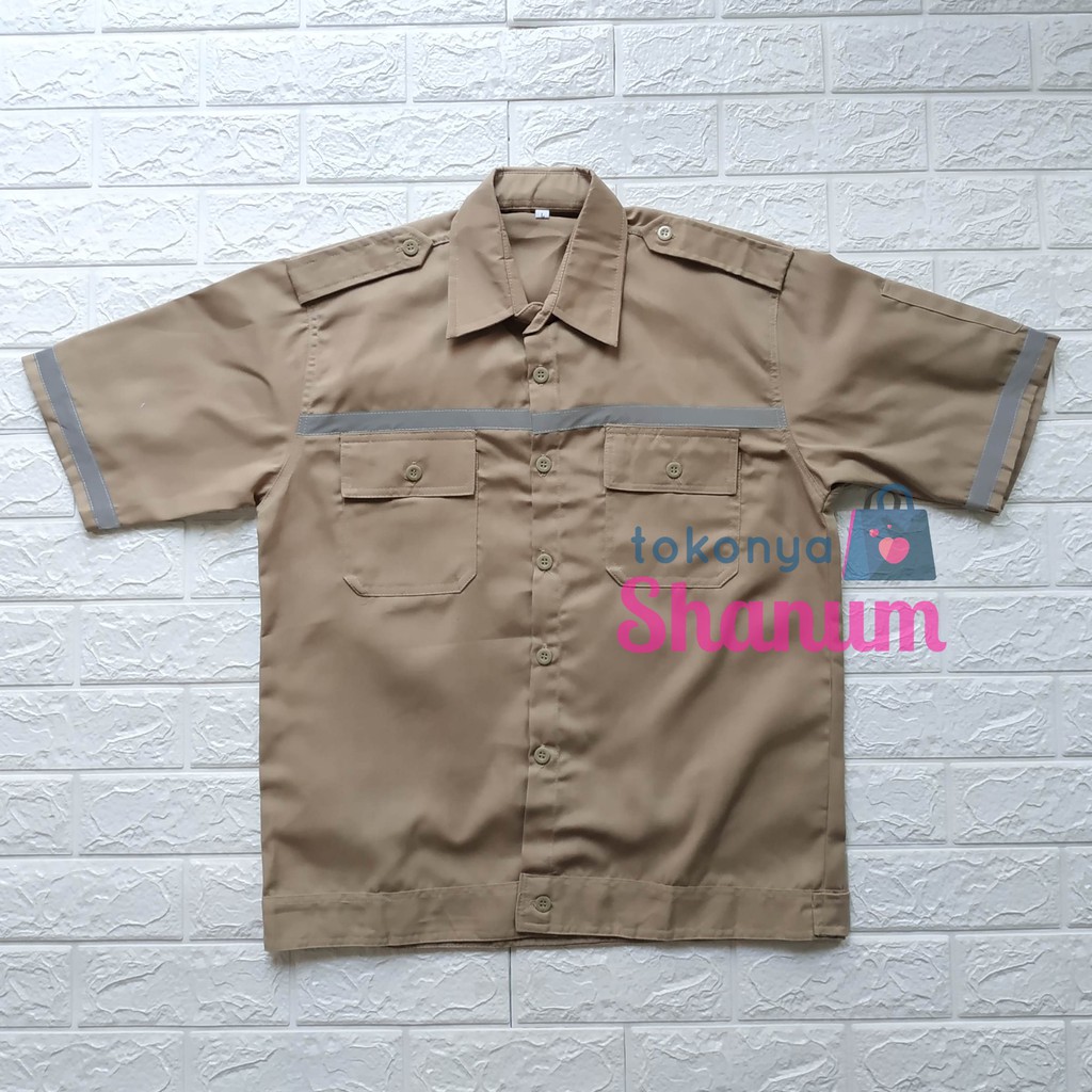 Baju Safety Atasan Lengan Pendek Wearpack Ready 14 warna