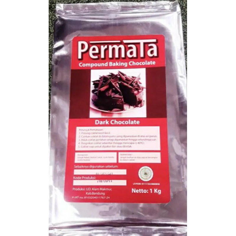 

COKLAT PERMATA DARK 1 KG