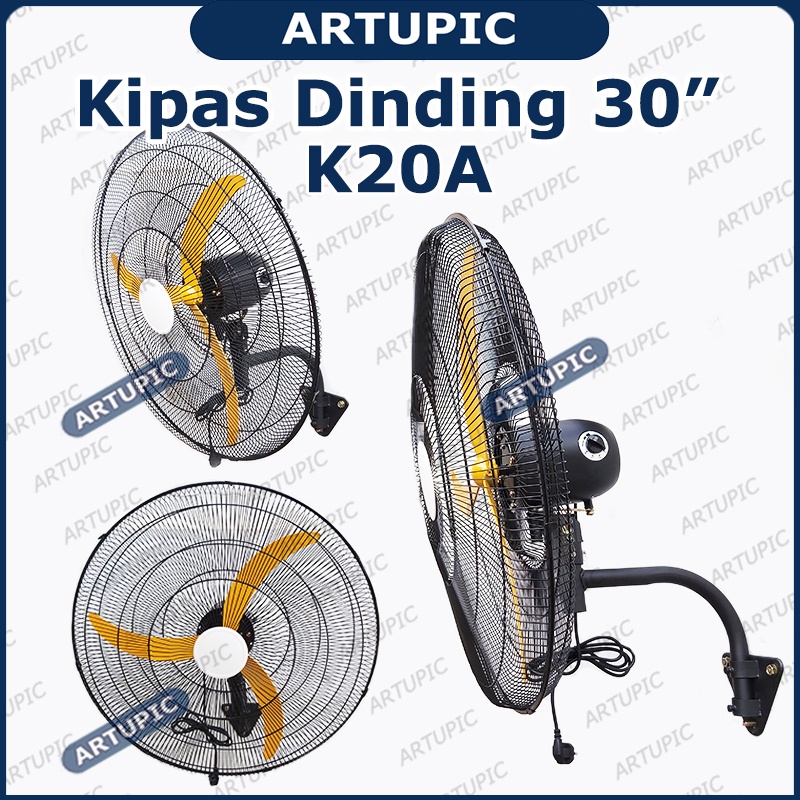 Kipas Dinding Wall Fan 30 inch merk K20A Kipas Kandang Ayam Gudang Dapur DLL Serba Guna Bergaransi