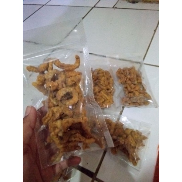 

Keripik Usus/ Kripsus/ Usus Crispy 2 Varian rasa (Original & Pedas)