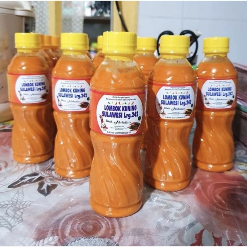 

Lombok Kuning Sulawesi Khas Makassar 330 ml / Sambal Khas Makassar