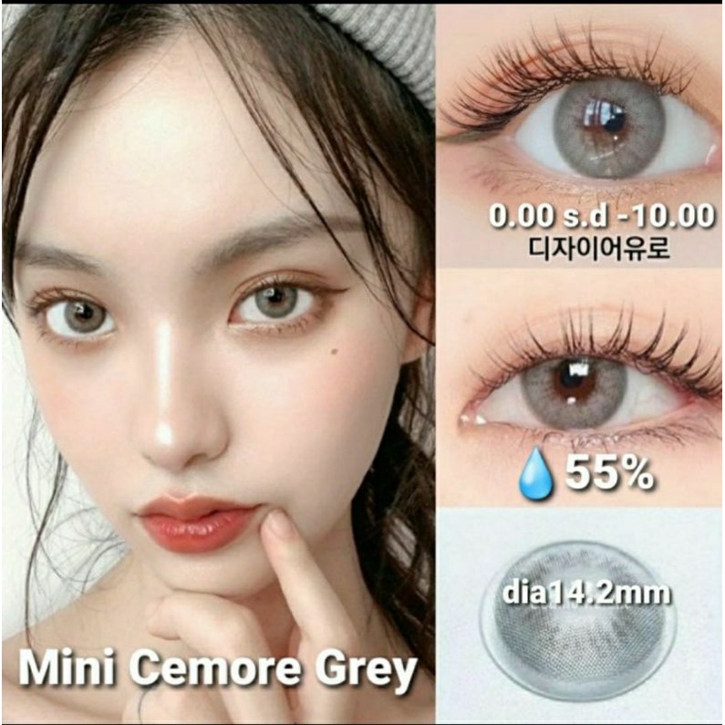 SOOFTLENS MINI CEMORE GREY GRAY BROWN BLUE GREEN NORMAL MINUS