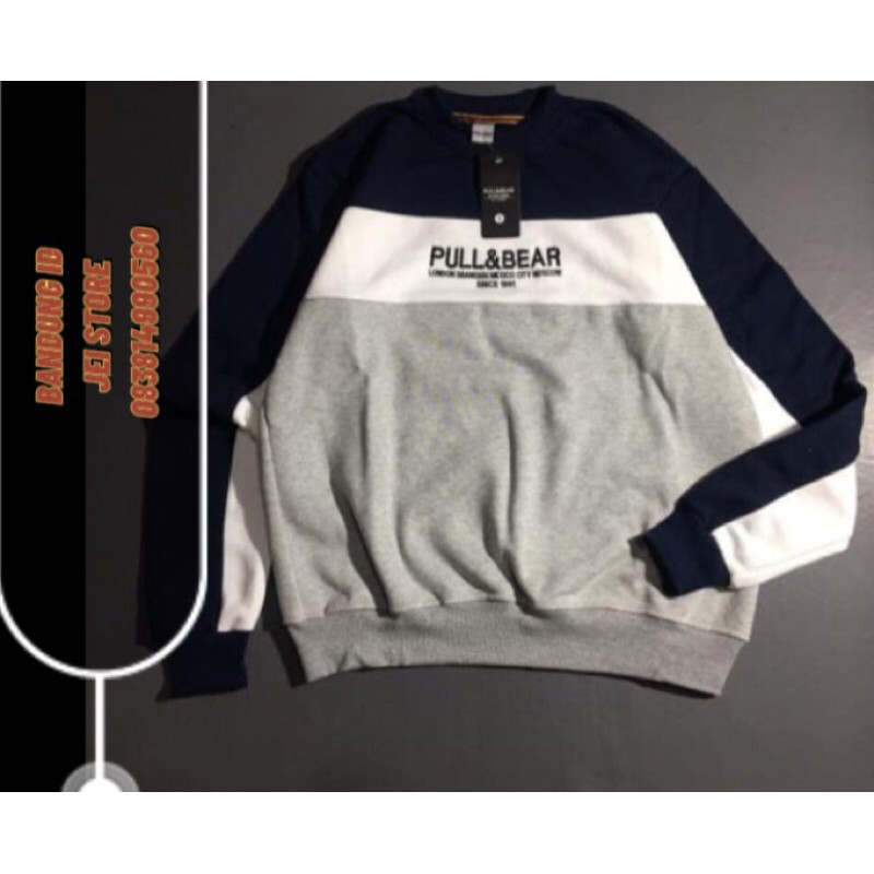 Sweater 3 warna pull &amp; bear /CREWNECK PULL &amp; BEAR