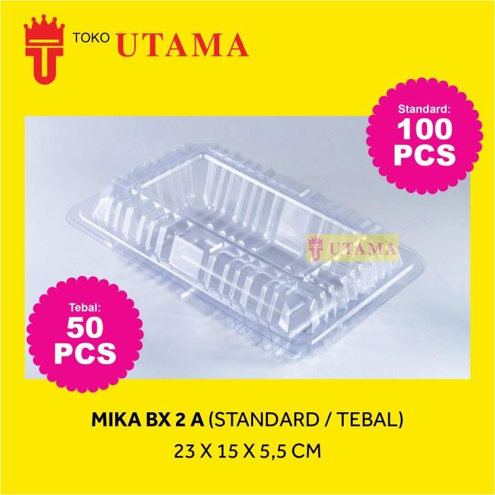 Plastik Mika Kue Dan Makanan Bx 2A (100Pcs)