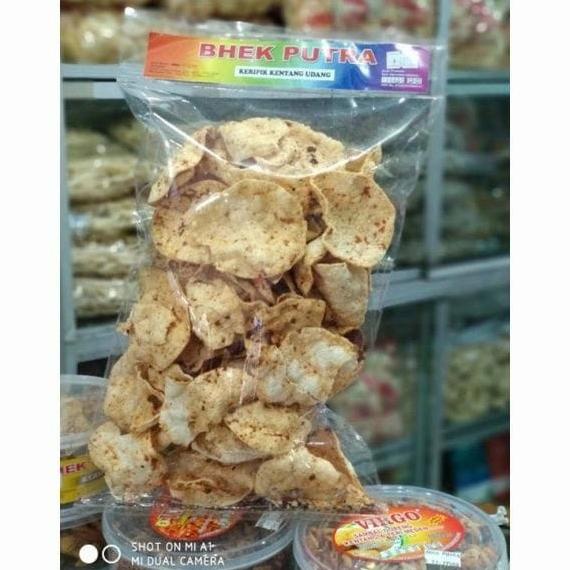 

keripik kripik kentang udang bhek putra khusus Gojek atau Grab