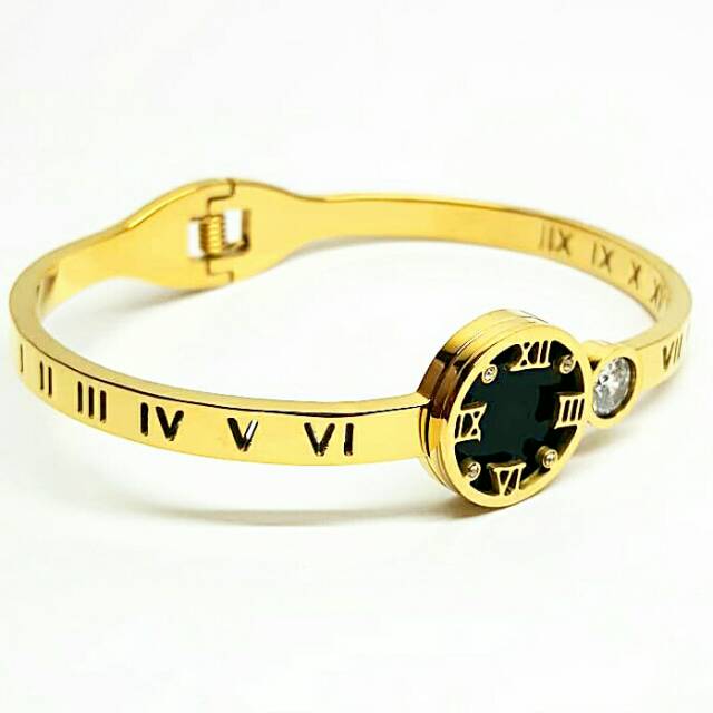 Gelang Wanita TITANIUM Warna Emas RM
