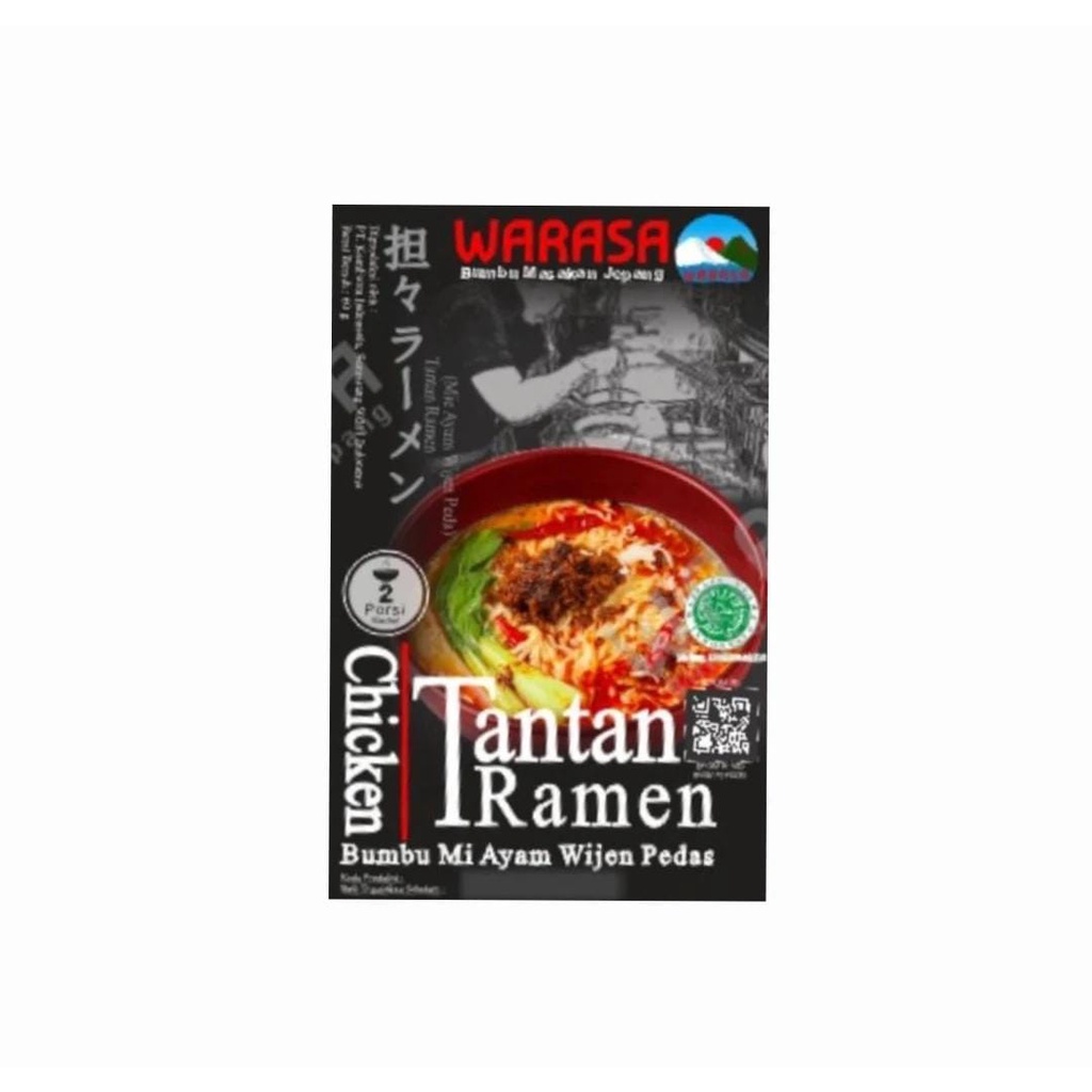

WARASA Bumbu Instant Tantan Ramen Sukiyaki No MSG HALAL MUI 50gr