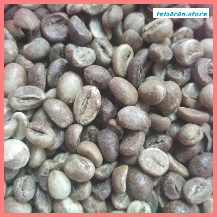 Kopi- Biji Kopi Mentah Green Bean Robusta Gunung Arjuno Jatim 1 kg -Biji-Kopi.