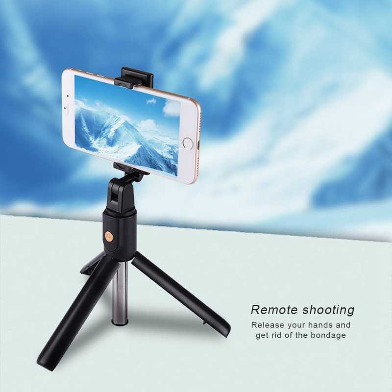 Tripod Selfie Stick 3 IN 1 K07 Tongsis HP Remote Bluetooth - XOBOX