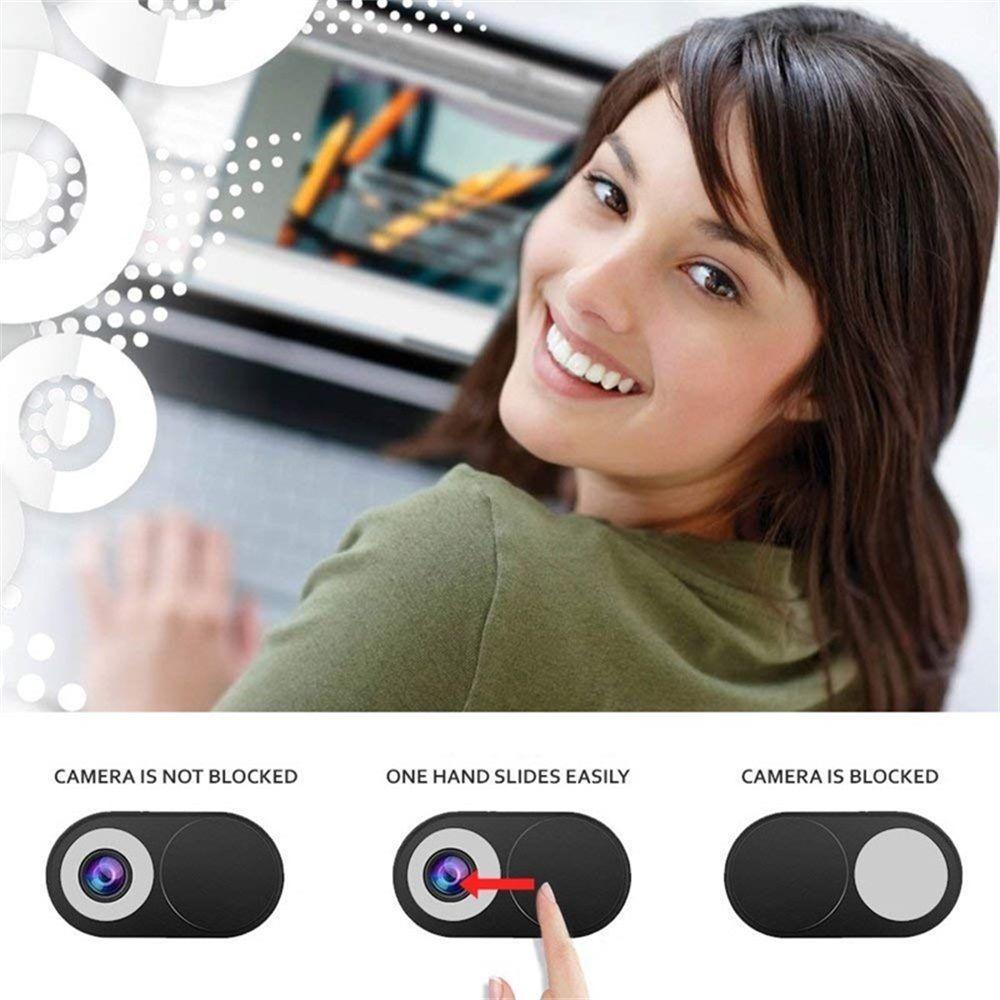 Suyo Penutup Webcam Metal Mini Shield Blocker Slide Shutter Untuk Laptop Smartphone Komputer