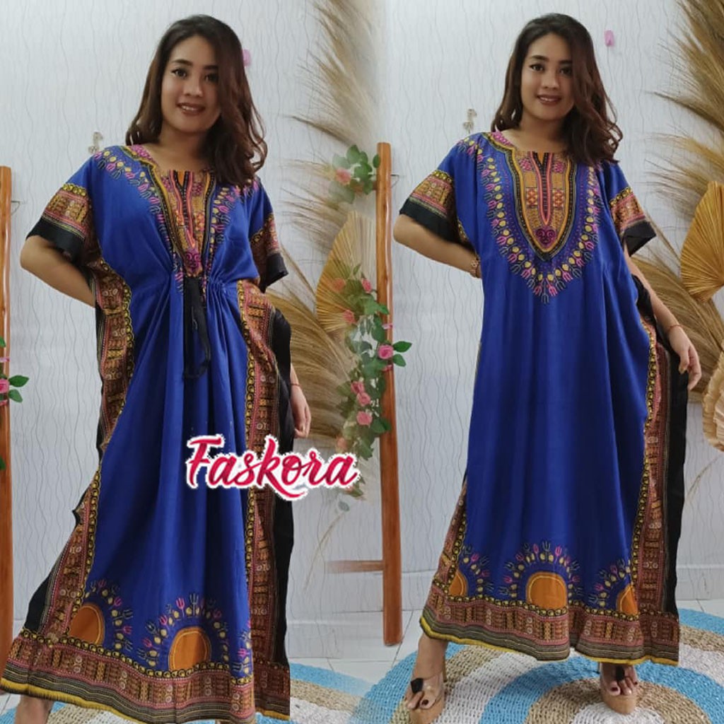 Gamis Kaftan Jumbo Ld 140 / Gamis Kaftan Terbaru2021 Lebaran Wanita Thailand / Dress Kaftan Batik