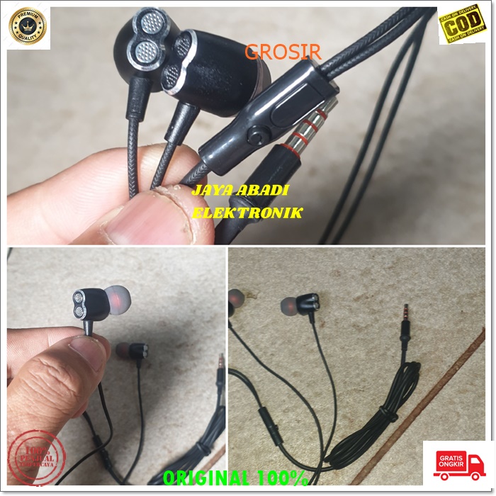 J315 PHILIPS METAL HANDSFREE DOUBLE BASS  HEADSET KABEL JACK 3.5MM MAGNETIC MIC STEREO CALL HIFI EARPOD HF CABLE KABEL EARPHONE MUSIK TELPON SUARA JERNIH DAN MEGABASS HANDPHONE AUDIO SUARA SMULE KARAOKE BISA UNTUK SEGALA JENIS HANDPHONE PC LAPTOP DLL