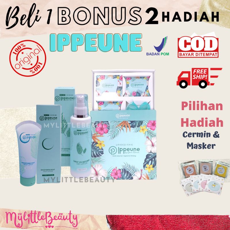 IPPEUNE Sabun Pemutih Regenerist Firming Korean (BELI 1 BOX FREE 2 HADIAH)