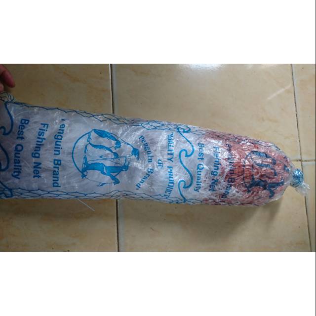 Jaring udang 3 lapis nilon setengah jadi