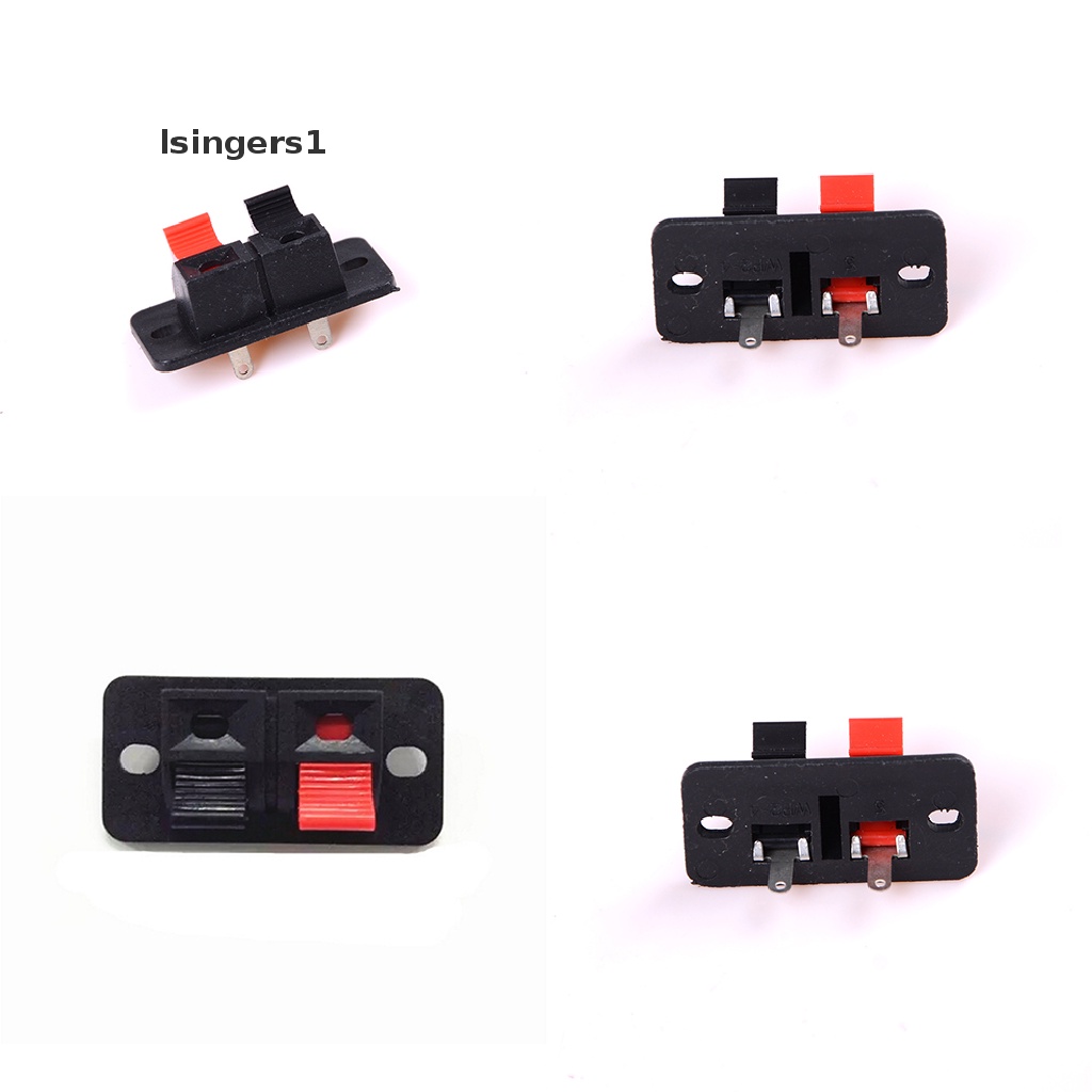 (lsingers1) 5pcs Konektor Terminal Jack Audio 2 Posisi Untuk Speaker