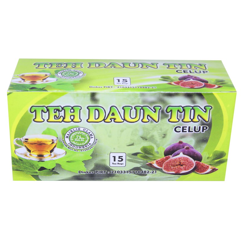 

Teh Daun Tin Teh Celup Daun Tin (isi 15 Sachet)(HALAL) Untuk Darah Tinggi / HALAL / IZIN DINKES