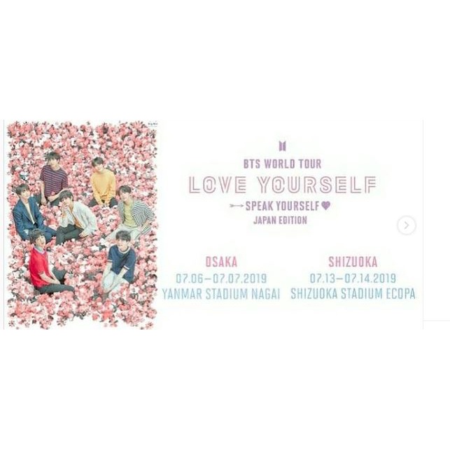 BTS "Love Yourself: Speak Yourself " at Osaka Japan 2019