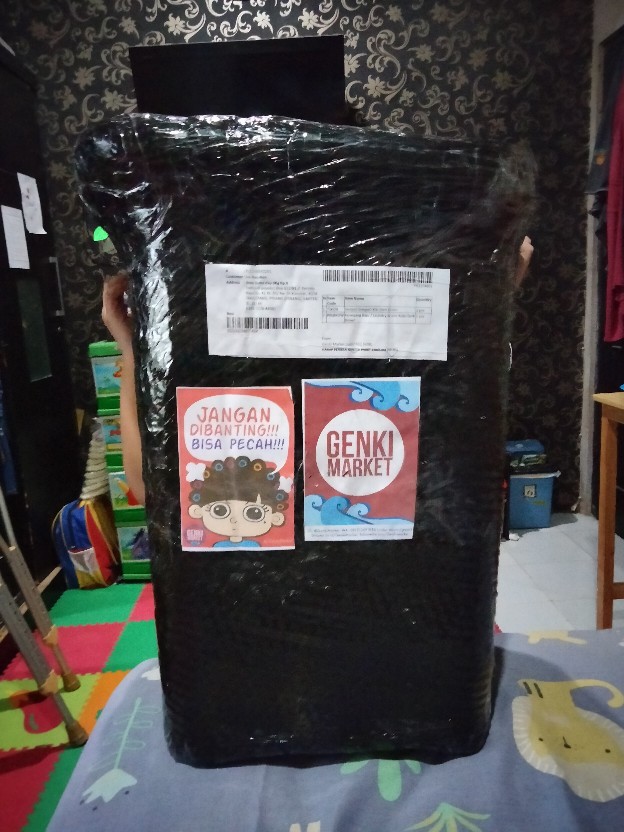 Tempat Sampah Rotan Injak Kiki  / Tong Sampah Indoor  / Keranjang Sampah Genki Market