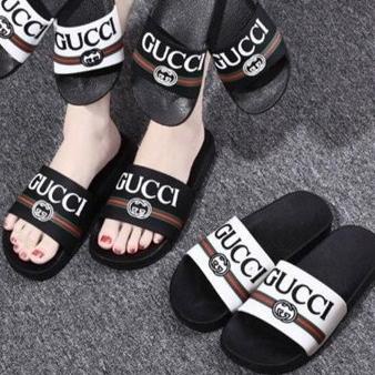 ❤[NEW VARIANT]❤ Sandal wanita selop Karet jelly Timbul GUCCI