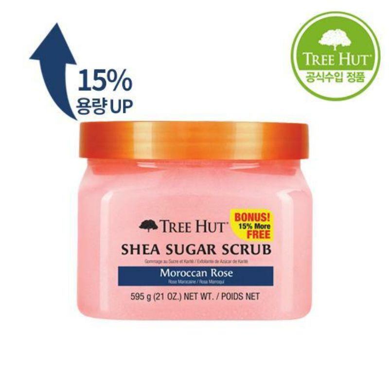 (PO 🇰🇷) TREE HUT SHEA SUGAR SCRUB MOROCCAN ROSE