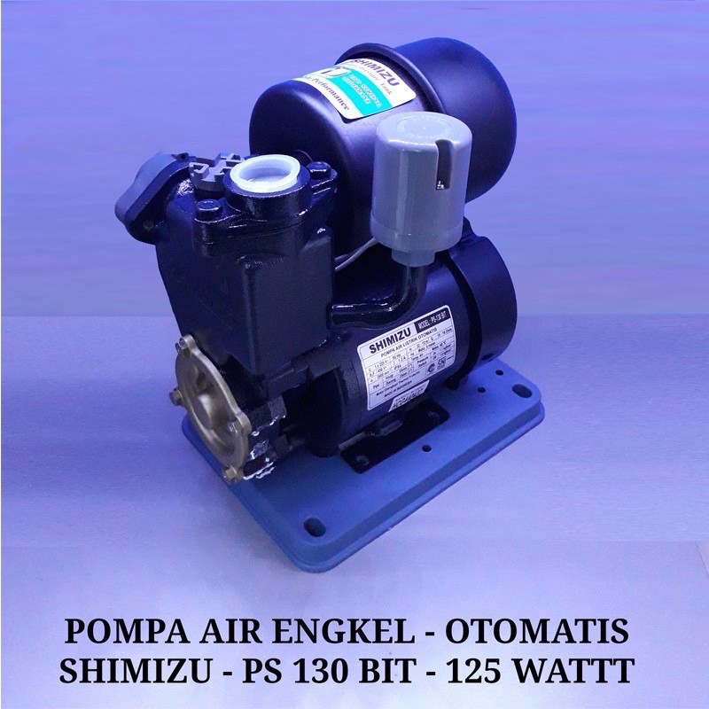 POMPA AIR SHIMIZU - PS 130 BIT - 125 WATT - OTOMATIS - POMPA AIR SUMUR DANGKAL