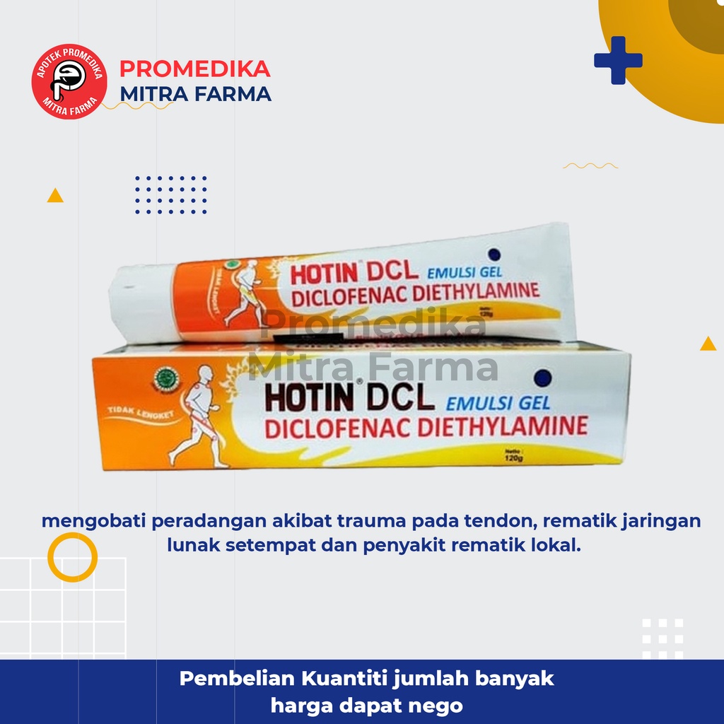 Hot In Cream Gel DCL / Tube / Obat Untuk Peradangan Otot dan Sendi