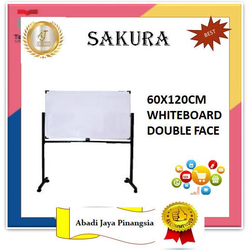 

SAKURA 60X120CM WHITEBOARD STANDING DOUBLE FACE