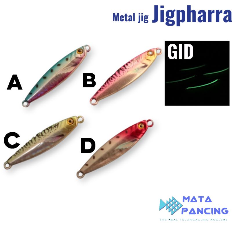 Micro Jig Metal Jig heavens hook 10gr 15gr glow in the dark heaven hook metal jig casting ultra light jigpara duo slim umpan metal jig