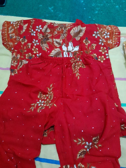 Setelan Anak Perempuan Batik Pekalongan Murah Size 5 Tahun