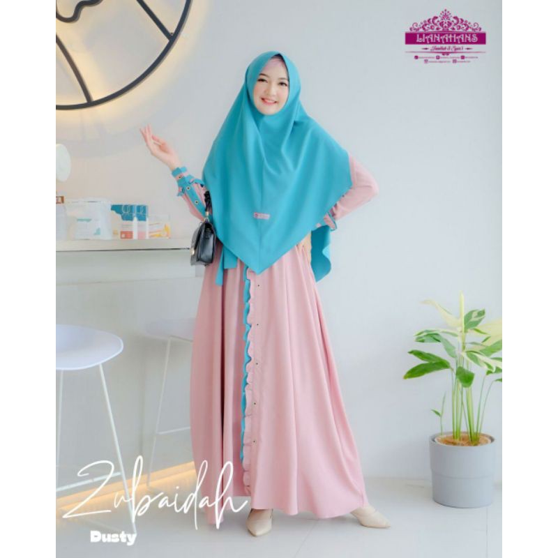 (PO)GAMIS ZUBAIDAH BY LIANAHANS/GAMIS LEBARAN/SETELAN MUSLIMAH/GAMIS MURAH BRANDED/FASHION MUSLIM