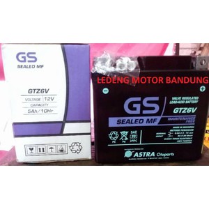 GS Astra GTZ6V MF 5 ampere Aki Kering Vario 125 150 Nmax CB150R FU KLX
