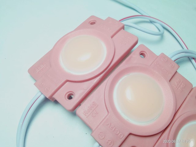 [DSP-9240] LED COB 4630 2.4WATT MERAH MUDA 12V IP65 KUALITAS BAGUS