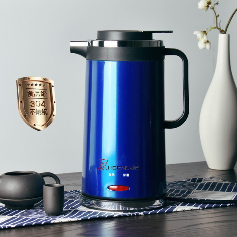 Teko Listrik / Mug Pemanas Air Stainless Tahan Panas 2L SUS 304 HEENOOR HN-28