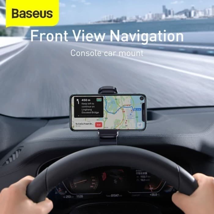 BASEUS Mouth Car Mount Phone Holder HP Dashboard Mobil Rotation 360 Derajat