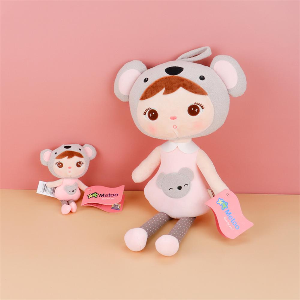 Timekey 2Pcs Metoo Mainan Boneka Stuffed Plush Kelinci Jibao Untuk Anak Perempuan S7T6