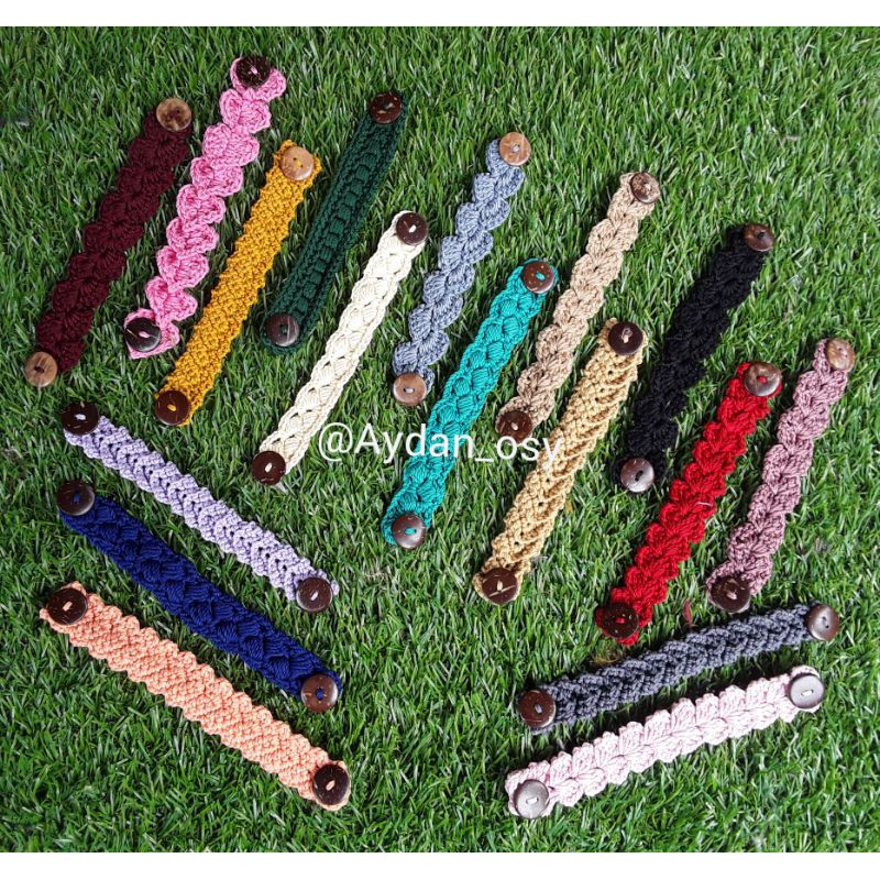 Ready stock konektor masker rajut polos free plastik kemasan | Shopee Indonesia