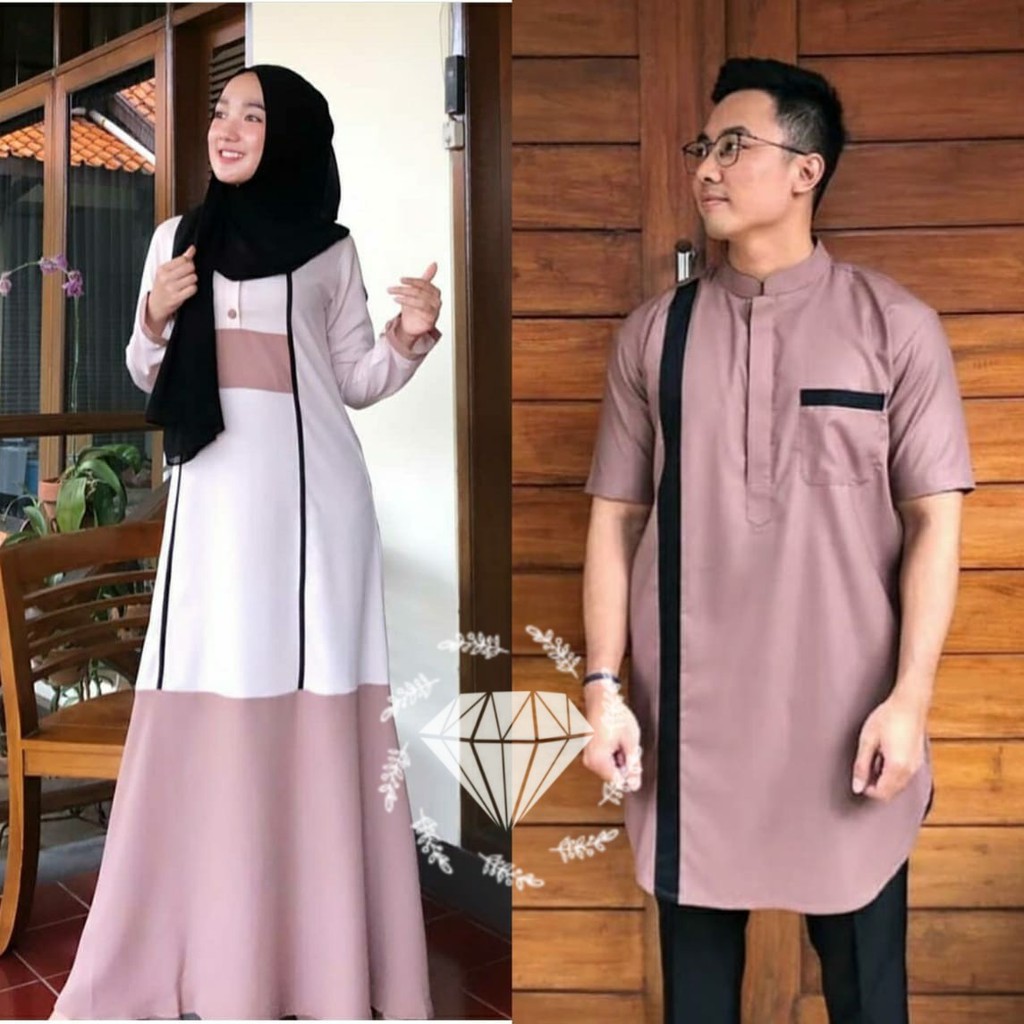 COD ✔ COUPLE CENDRAWASIH MF / CP CENDRAWASIH MUSLIM / BAJU PASANGAN WANITA DAN PRIA